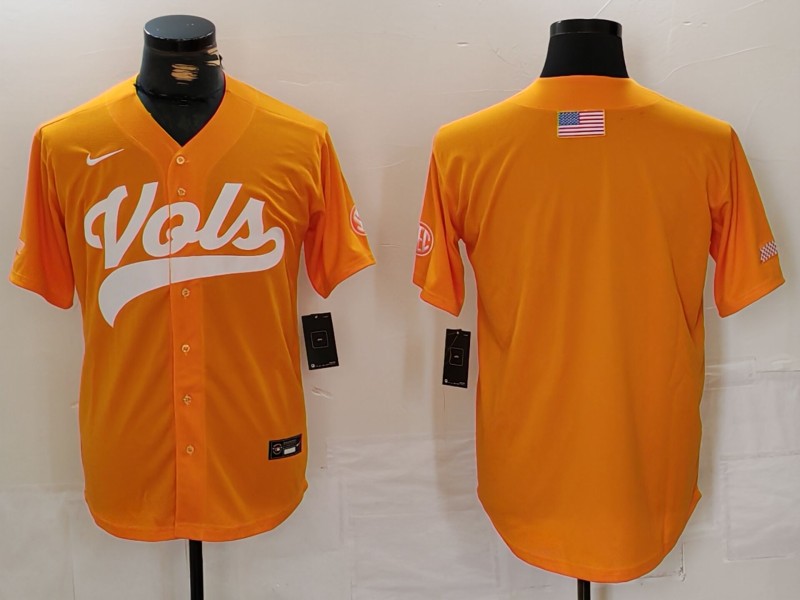 Men NCAA Blank Orange Joint Name 2024 Nike Limited Jersey style 1->more ncaa teams->NCAA Jersey